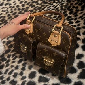 Louis Vuitton Dark Brown Monogram Satchel